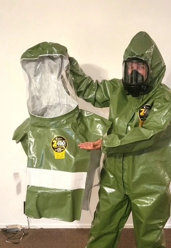 6 Kappler Zytron 400 OverHood Z4H750 Radiation Biohazard Chemical HAZMAT - product listing photo