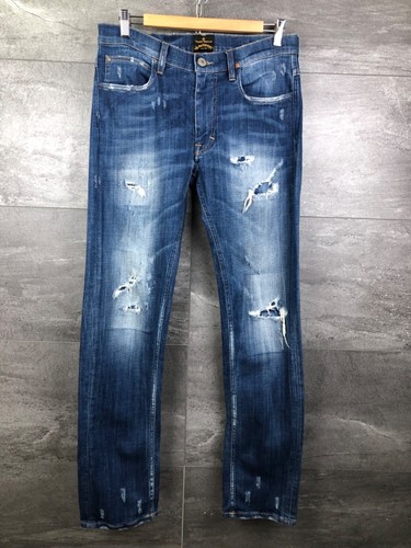 Vivienne Westwood denim selvege distressed jeans size 30