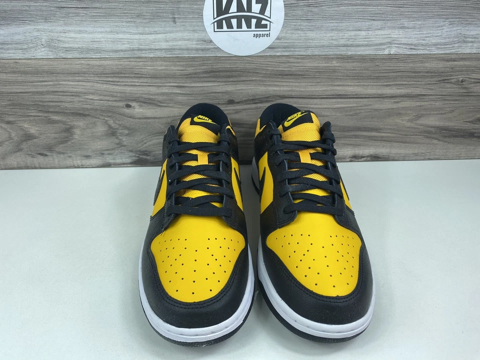 *Zapatos Nike Dunk Low negros universitarios dorados blancos (FZ4618 001) *NUEVOS para hombre Foto 4 de 4