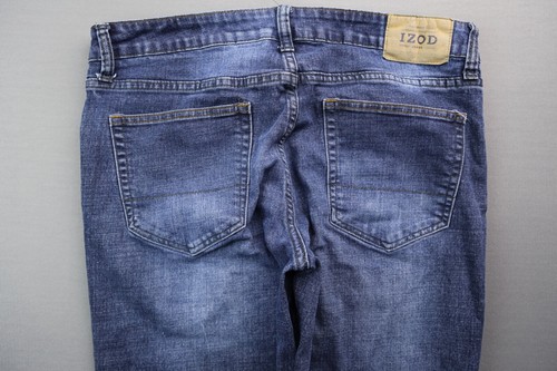 Jeans uomo IZOD comodo elasticizzato vestibilità dritta taglia 34x30 (misura 34x28) - Foto 6 di 7