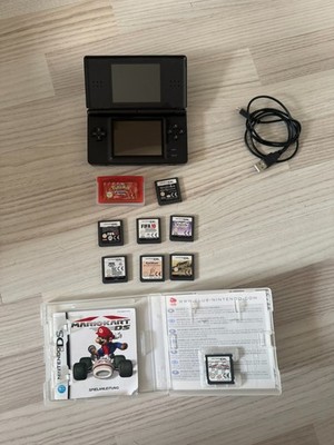 Nintendo DS Lite + Spielesammlung (Pokemon, Mario u.v.m)