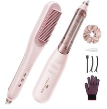 Wavytalk Pro Steam Hair Straightener Brush, Steamline Pro 3 in 1 Straightening