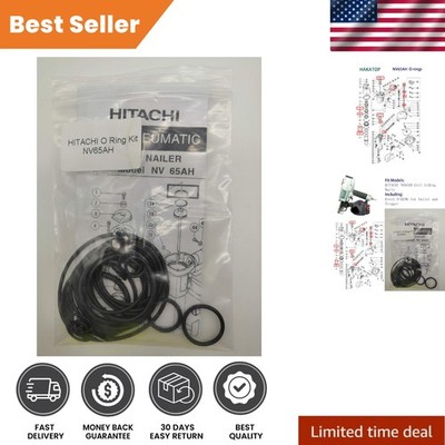 O-Ring Replacement Kit for Hitachi NV65AH 2-1/2-Inch Coil Nailer - Rubber Seals