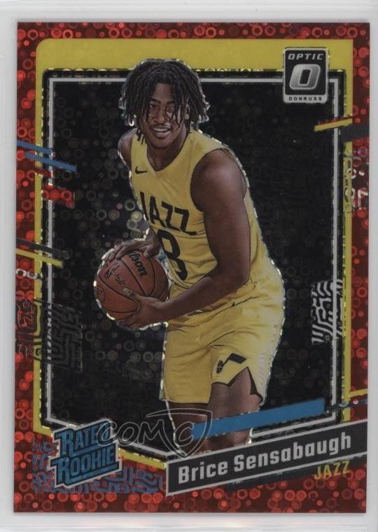 2023 Donruss Optic Rated Rookie Fast Break Red Prizm 57/75 Brice Sensabaugh 1k9t