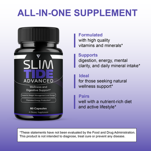 (3 Pack) Slimtide Advanced Health Management Capsules, Slim Tide (180 Capsules) - Picture 11 of 13