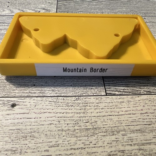 Sizzix Original Yellow - Mountain Border