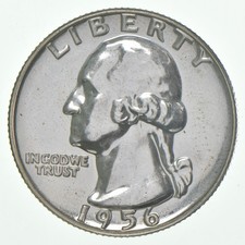1956 Proof Washington Quarter 90% Silver