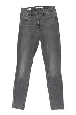 Levi's Premium 721 High Rise Super Skinny Damen Jeans grau W26 L28 26/28 Stretch