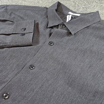 Artefact x Stitch Fix Men's Medium Slim Fit Stretch Button Down Navy Shirt