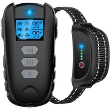 Dog Training Collar with Remote, Waterproof Dog Collar with Beep Vibration Sh...