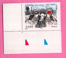 FRANCE- 2005 - 3781**MNH - CDF - 60eme Anniv. LIBERATION DES CAMPS - COTE 2€