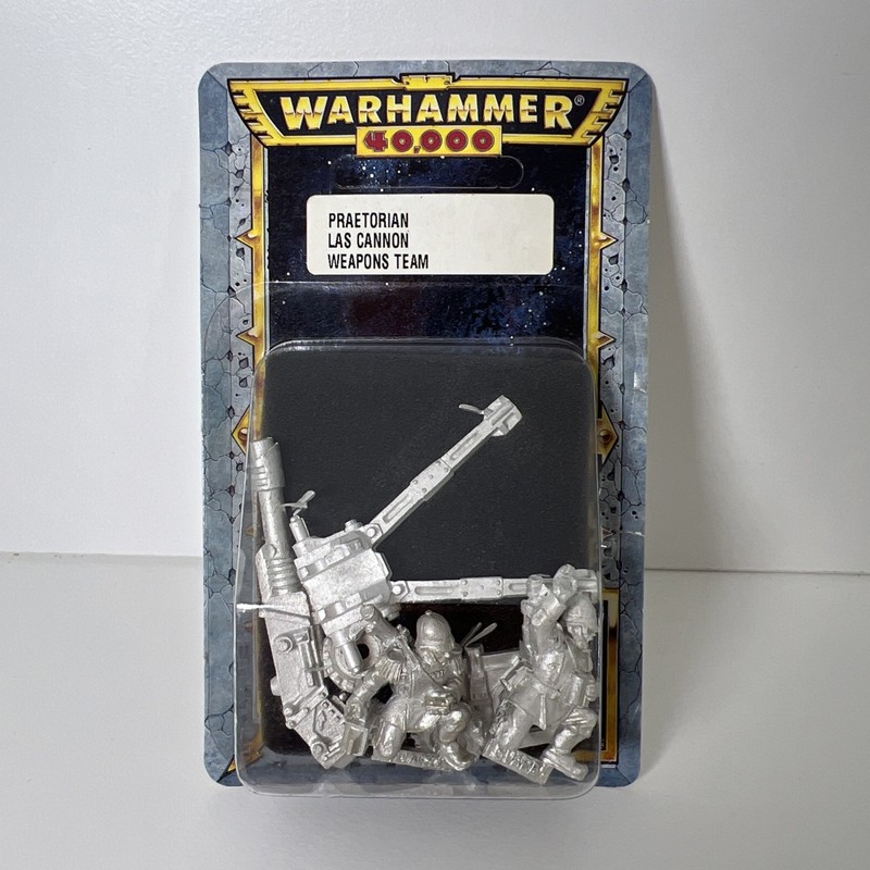 Warhammer 40k Praetorian Guard Las Cannon Weapons Team Blister OOP [Citadel] 095