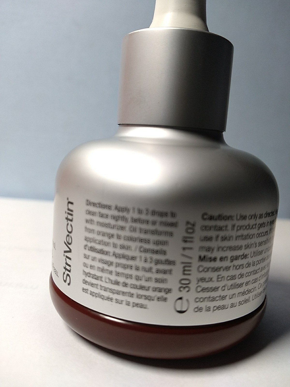 StriVectin S.T.A.R. Light ~ Retinol Night Oil ~ 1 FL OZ NO BOX