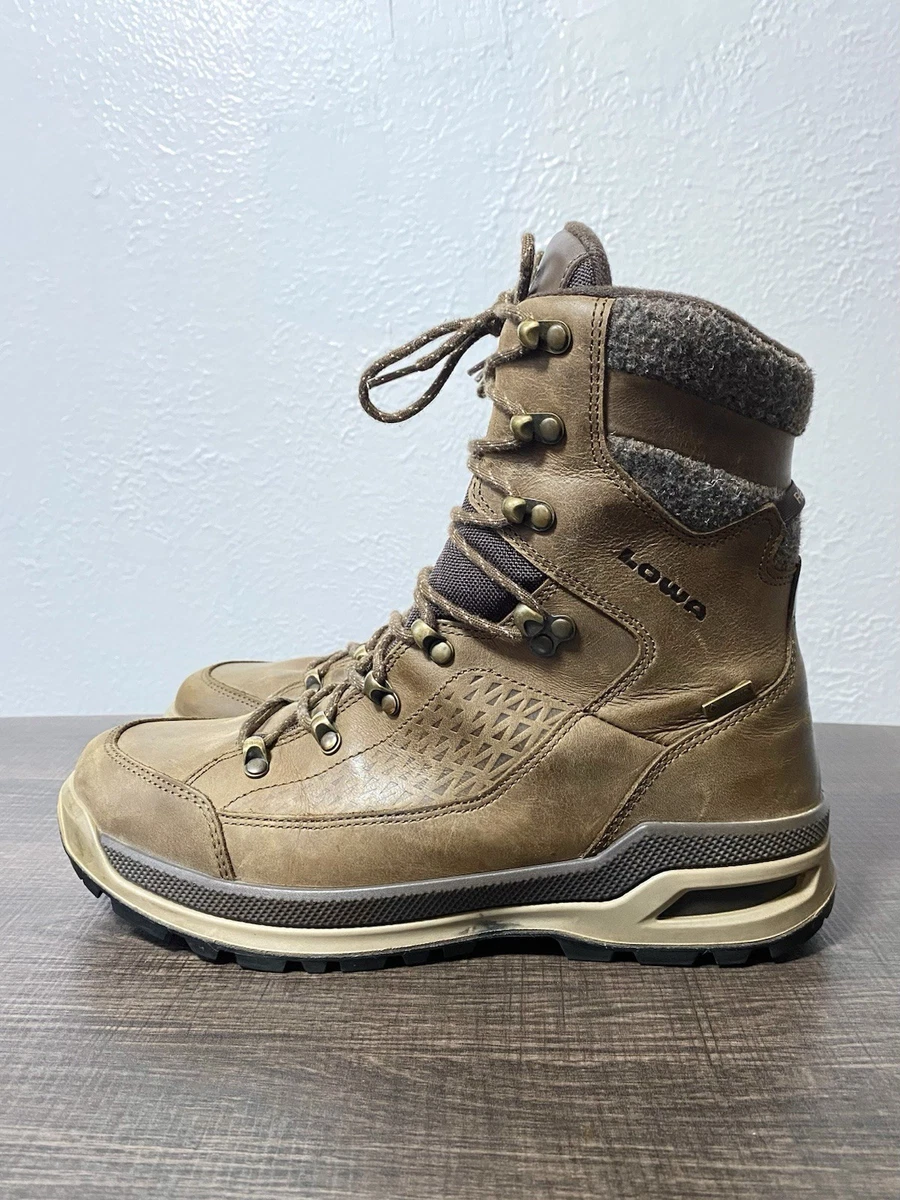 Lowa Hiking Boots Tan Green Leather Lace Up men’s size 7 Waterproof Outdoor Lowa | Shoes | Lowa Tan Hiking Boots With Olive Laces Mens 5  main image 2