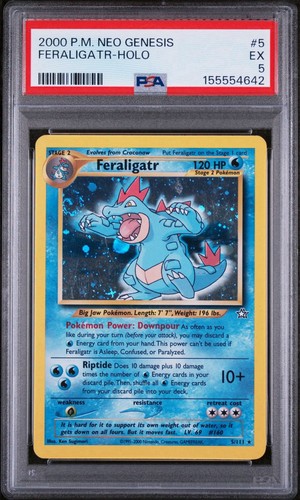 Feraligatr (Unlimited) graded PSA 5 for sale on eBay
