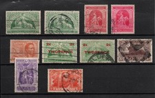 New Zealand stamps 1920 Victory Set SG.453-459 cat £103 with shades used.