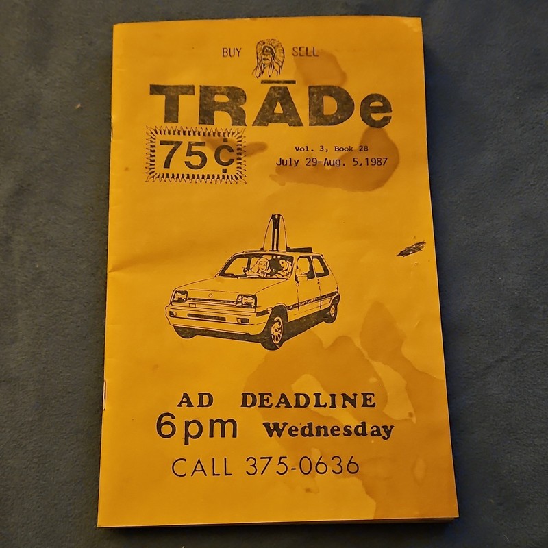 TRADe Vol 3 Issue 28 July 29-Aug 5 1987 Classified Ads Indian BUY SELL English
