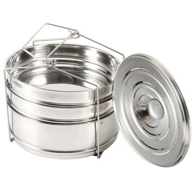 Food Steamer Basket Set Kitchen Supplies Steaming Rice Vegetable Meat Fish2150