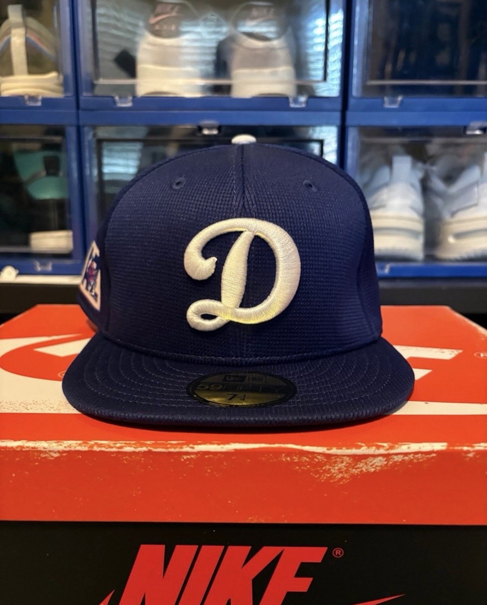 New Era 59FIFTY Los Angeles Dodgers MLB Cap Blue White Size 7 3/8 