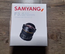 Samyang AE 8mm f3.5 Aspherical Fish-eye CS Lens 