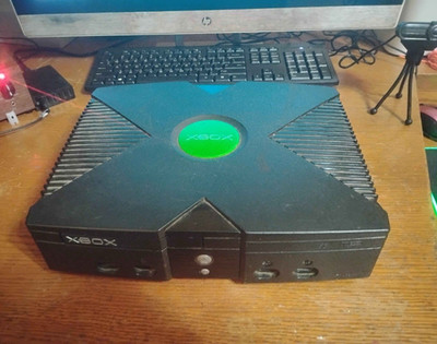 Microsoft Xbox Original Home Console Black w/ Ethernet & USB Connectivity
