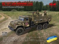 Icm 1/35 Kit MilitÄR Lkw Zil 131 Dshkmd Ukrainische Armee Statisches Modell