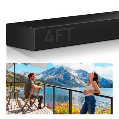 4FTx 2-3/8'' x 1-3/16'' Aluminum Handrail AAMA2604 Coating Flat 4 Feet 1 Pack