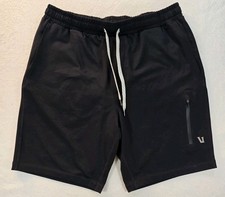 Vuori Sunday Performance Shorts Mens Medium Black Athleisure 7&rdquo; Gym Run V381
