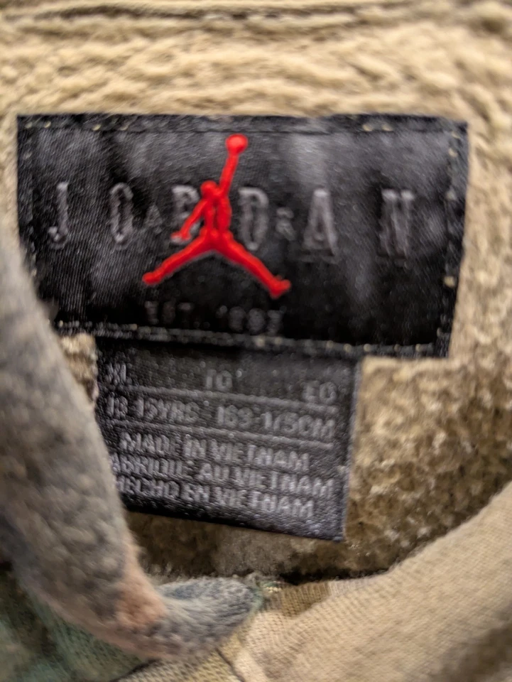 Nike Air Jordan Camo Sweatshirt And Sweatpants SET Hoodie Embroidered Youth XL - Image 4 of 4