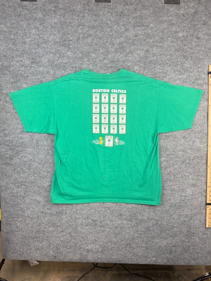 Camiseta Vintage Boston Celtics 2008 Campeones de la NBA Colección Exclusiva 2XL Y2K Foto 3 de 4
