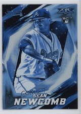 2017 Topps Fire Blue Chip Sean Newcomb #7 b4d
