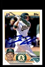 Signed Baseball Card Auto Ryan Noda 2023 Topps Update #US75 Oakland Athletics