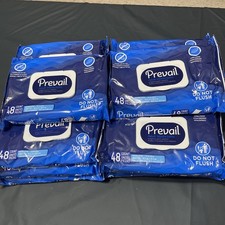 Prevail Adult Disposable Washcloths, 12 x 8 Inch, 14 Packs of 48 672 