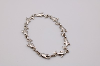 Silber Delfin Armband