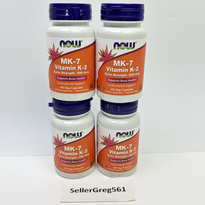 #ad #ad NOW Foods Vitamin MK 7 K 2 Extra Strength 300 mcg 240 Veg Capsules EXP 04 26 $19.95