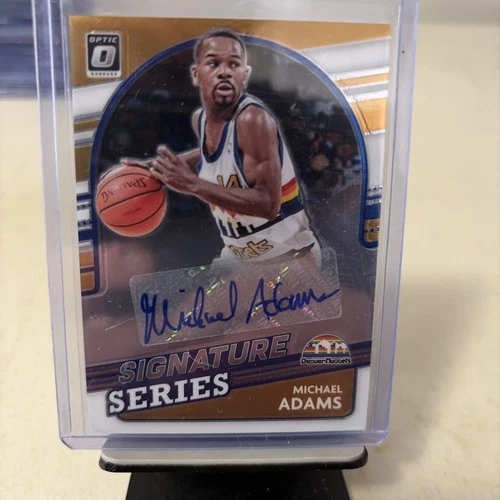 2021-22 Panini Donruss Optic Signature Series Michael Adams #SS-MAD Holo Prizm