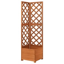 Corner Trellis Planter 40X40X150 Cm Solid Fir Wood (Copy)