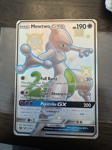 Mewtwo GX SV59/SV94 Hidden Fates Potential PSA 10 Very Clean NM+