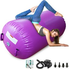 CZGBRO Air Roller Gymnastics Barrel Inflatable Tumbling Roller Air Mat Octago...