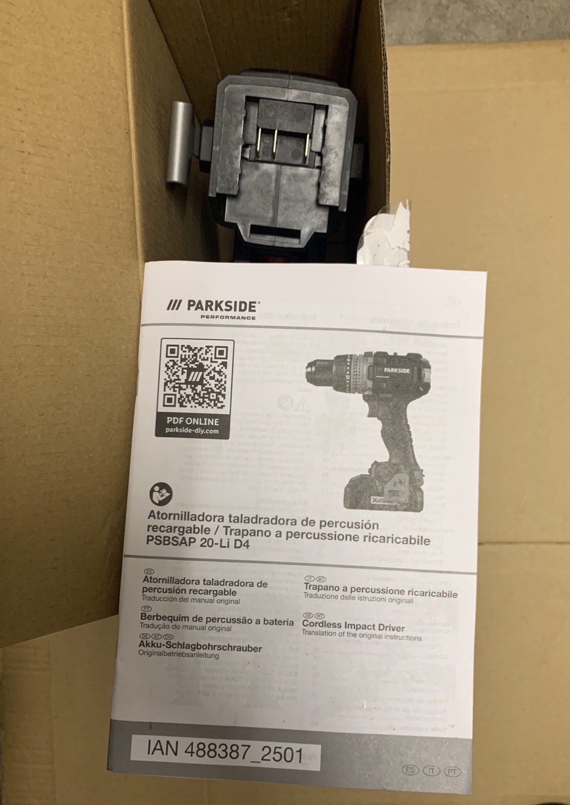 Trapano avvitatore PARKSIDE PERFORMANCE a percussione 20 V »PSBSAP 20-Li D4 foto 6