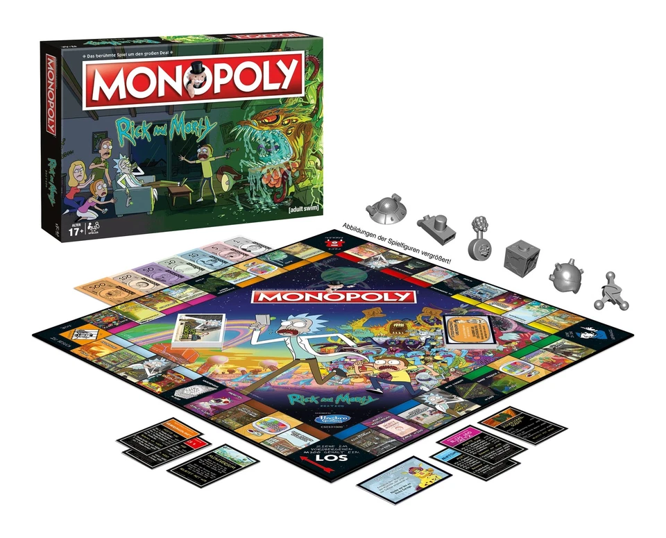Rick and Morty Brettspiel Monopoly *Deutsche Version* - Bild 2 von 3