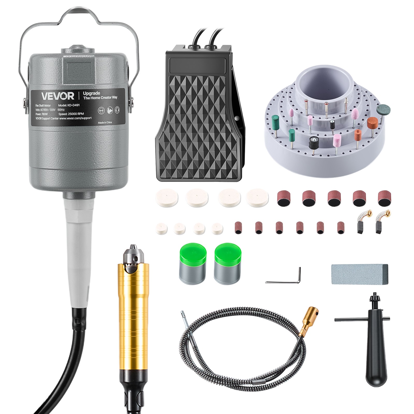 Outil rotatif 25000 tr/min VEVOR pour graver sans fatigue musculaire