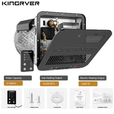 6 Gallon RV Water Heater Gas & Electric For Suburban Dometic RV Hot Water Heater