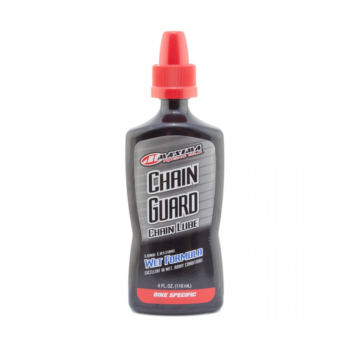 Maxima Racing Synthetic Bike Chain Lube - Wet Formula, Waterproof, 4 oz Squeeze