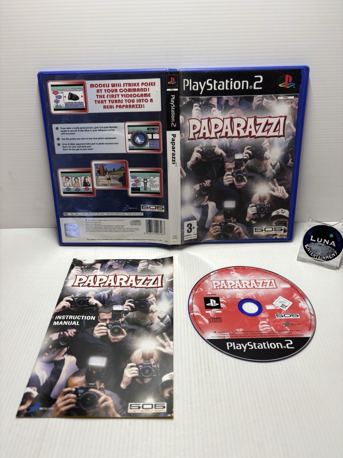Paparazzi - Sony Ps2 Game - Complete PAL