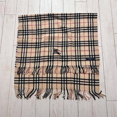 BURBERRY LONDON Nova Check Wool Blanket 47.2 x 25.6 in Luxury Authentic - Afbeelding 3 van 6