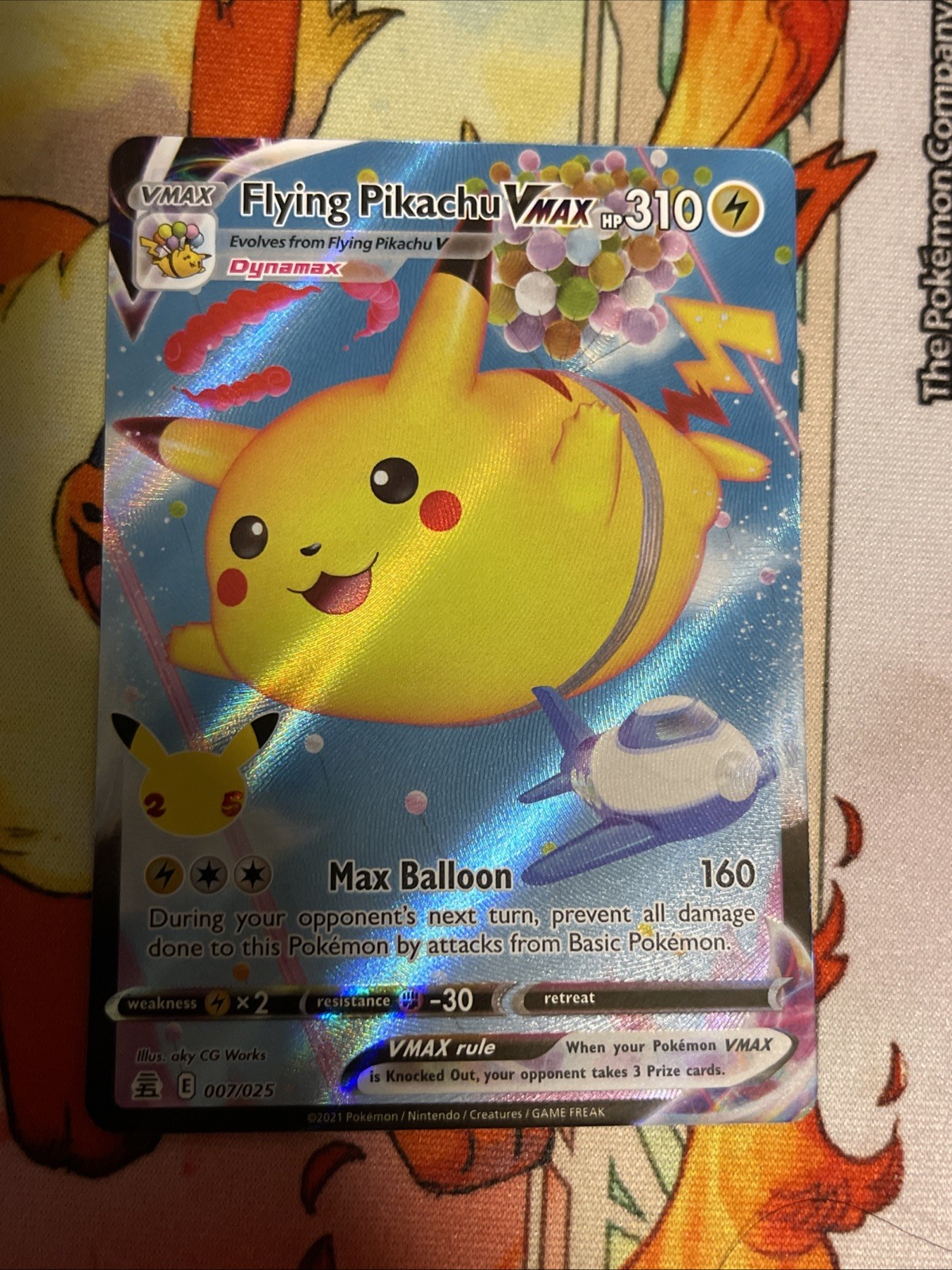 Flying Pikachu VMAX - 7/25 - Ultra Rare Celebrations - Pokemon - NM