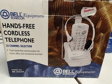 Bell Equipment Sonecor Hands-Free Cordless Telephone BE-25CHT 25 Channel NIB