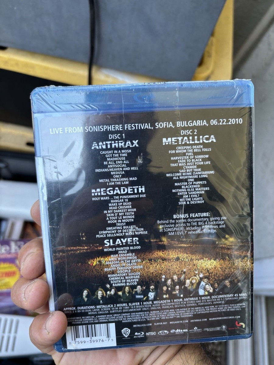 The Big 4: Live from Sofia Bulgaria (Blu-ray, 2010) for sale