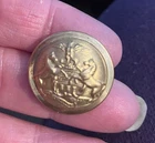 Pennsylvania State Seal Brass Uniform Button; Waterbury Co.,